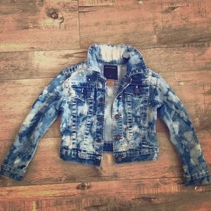 True religion 4T Girls tie dye Jean Jacket